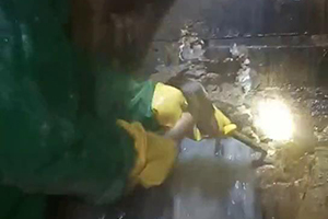 白城消防水池堵漏施工视频