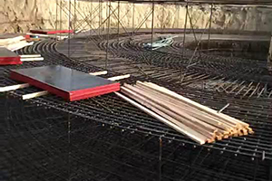 白城砼烟囱新建施工视频